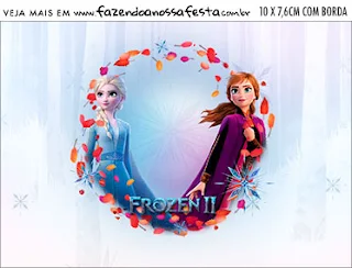 Frozen 2: Free Printable Candy Bar Labels.