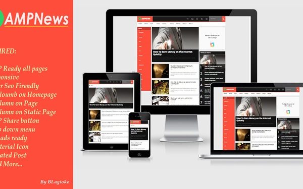 amp news kumpulan template amp blogger