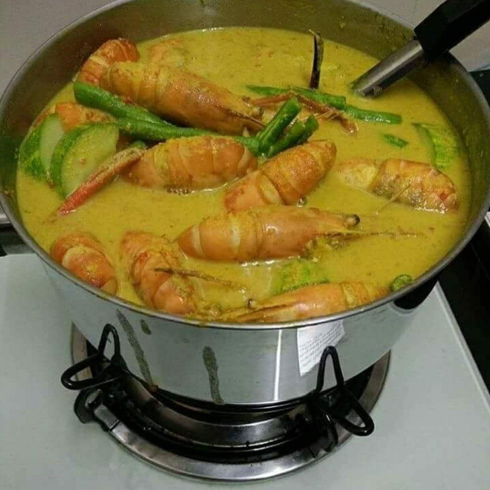 RESEPI UDANG GALAH MASAK LEMAK CILI API - R E S E P I