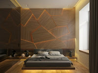 Getuftete Wand-Paneele-Ideen Schlafzimmer design
