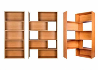 shelves that can be linear or angled