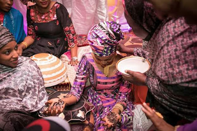 Zahra Buhari's cultural Henna prewedding party