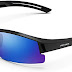 WOOLIKE Polarized Sports Sunglasses for Men Cycling Running Driving Fishing Golf Baseball Sunglasses RB-801