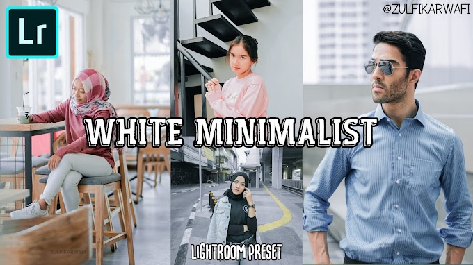 White Minimalist lightroom presets by zulfikar wafi