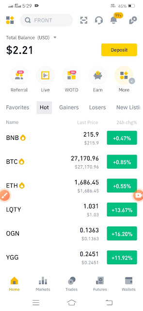 How to copy Binance BTC deposit address - Binance Bitcoin deposit address