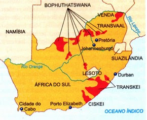 Bantustans: Bophuthatswana, Sale, Transkei and Ciskei