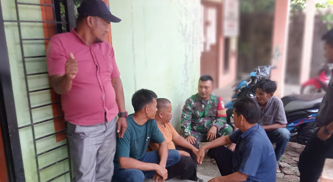 Babinsa Jalin Komsos dengan Konten Kreator Rinto Berutu, Dorong Penyebaran Konten Positif