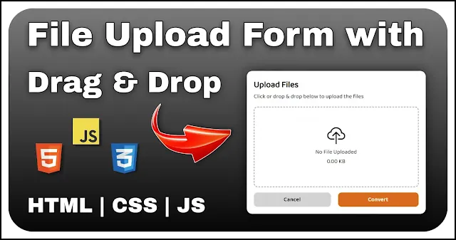 Create-a-File-Upload-Form-with-Drag-and-drop-functionality-using-JavaScript