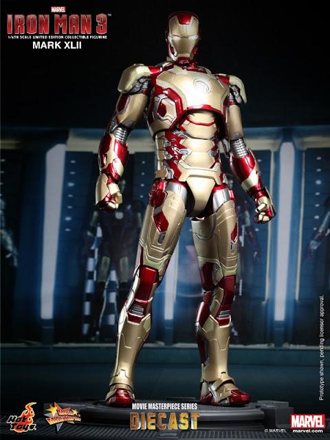 Hot Toys 1/6 Scale Iron Man 3 - Iron Man Mark XLII (32) Figure