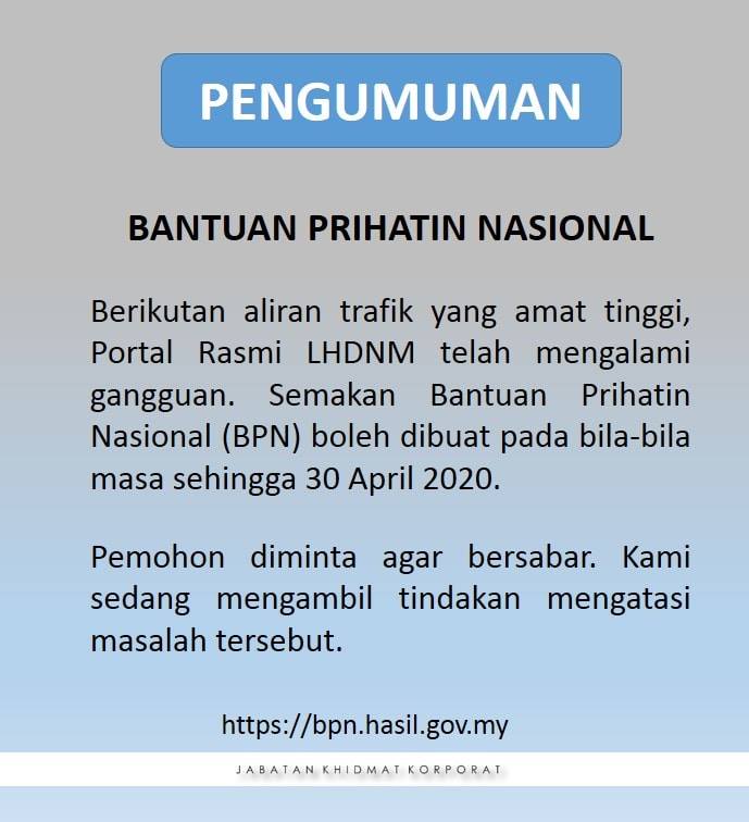 Laman Web BPN Tergendala dan Ditutup Sementara - Adarain