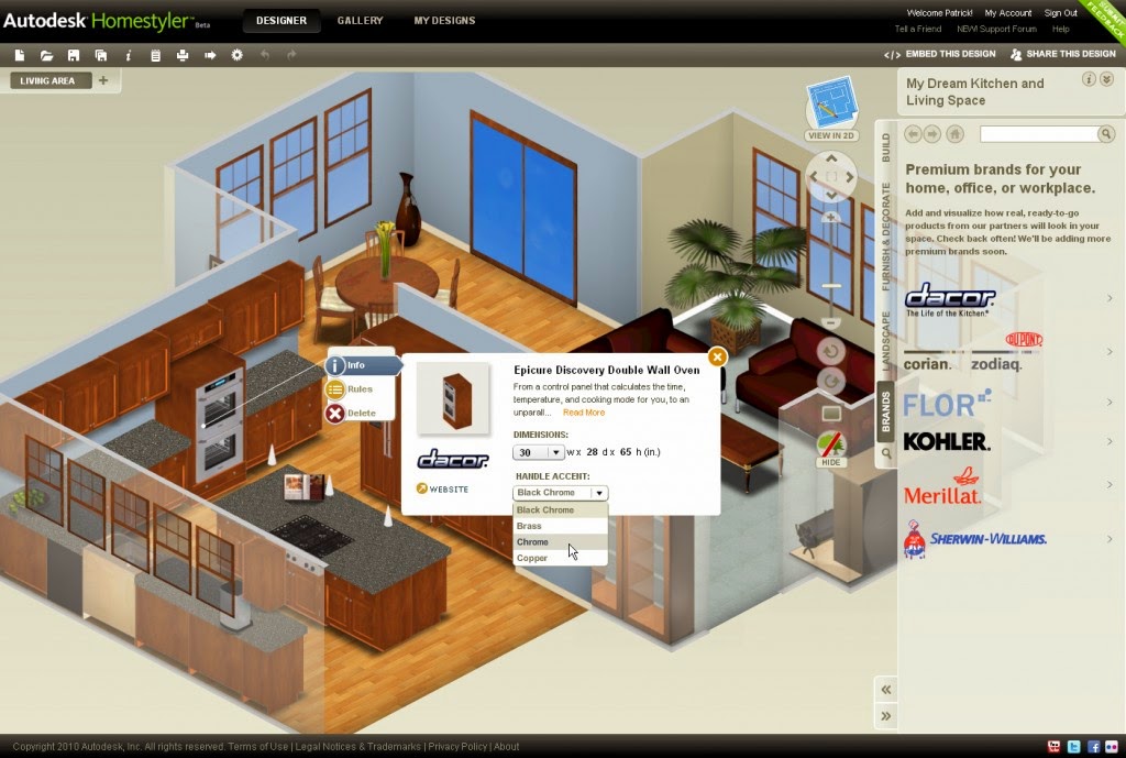  Home  Furniture Design  Software  The 3D Spacer Home  