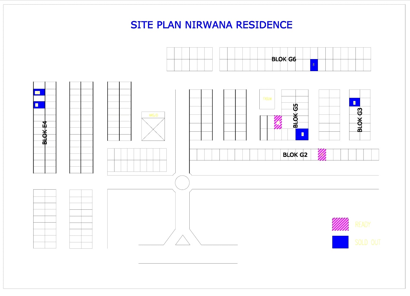 Siteplain Perumahan Nirwana Residence