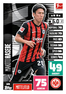 Topps Match Attax Bundesliga 2020-2021 Eintracht Frankfurt Set