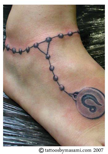 foot tattoo designs for women