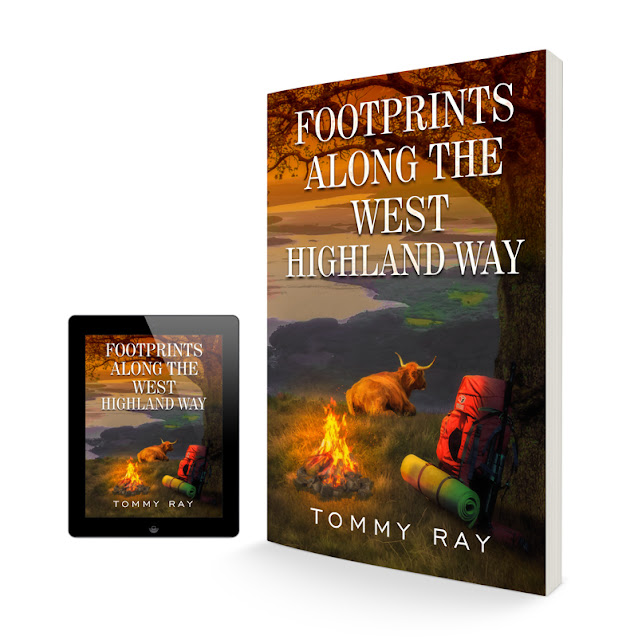 Footrprints Along The West Highland Way / Book Cover Design