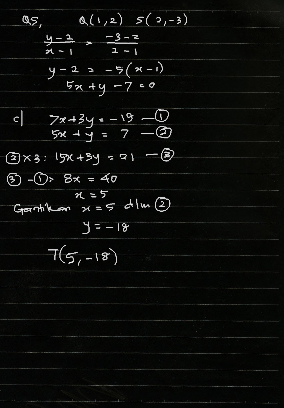 Soalan Matematik Tambahan Geometri Koordinat - Contoh Now