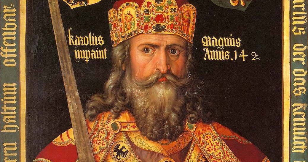 Gloria de la Edad Media: Carlomagno al Papa San León III 