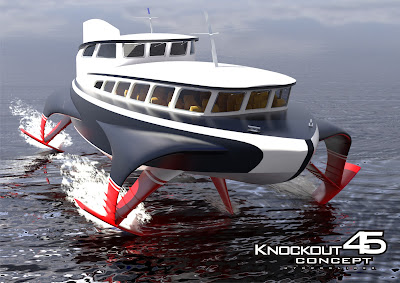 jacht Wodolot Knockout 45 hydroglaider: hydrofoil