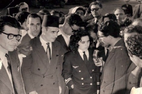 ثريا الشاوي أول امرأة ربان طائرة في العالم العربي