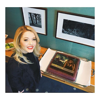 Sasha Pieterse birthday cake at RevelAtions End Game PLL Convention in Machester, UK & Dusseldorf, Germany