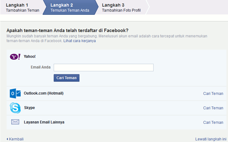 Daftar Cara Membuat Facebook Fb Baru Bahasa Indonesia 