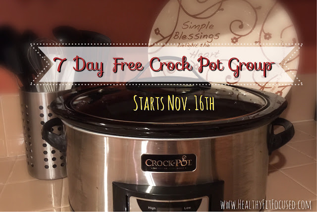 Join me for 7 Days of clean eating crock pot meals! It's the week before Thanksgiving, don't stress about what you need to be cooking before the holidays! Let's help you get healthy BEFORE the Holidays!! *Share *Invite *Be Healthy* www.facebook.com/JulieLittleFitness, https://www.facebook.com/events/480424358806918/