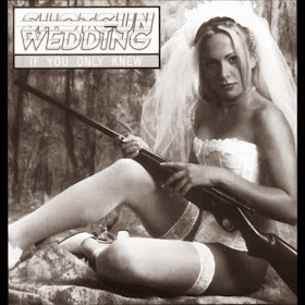 woman bridal lingerie shotgun 
