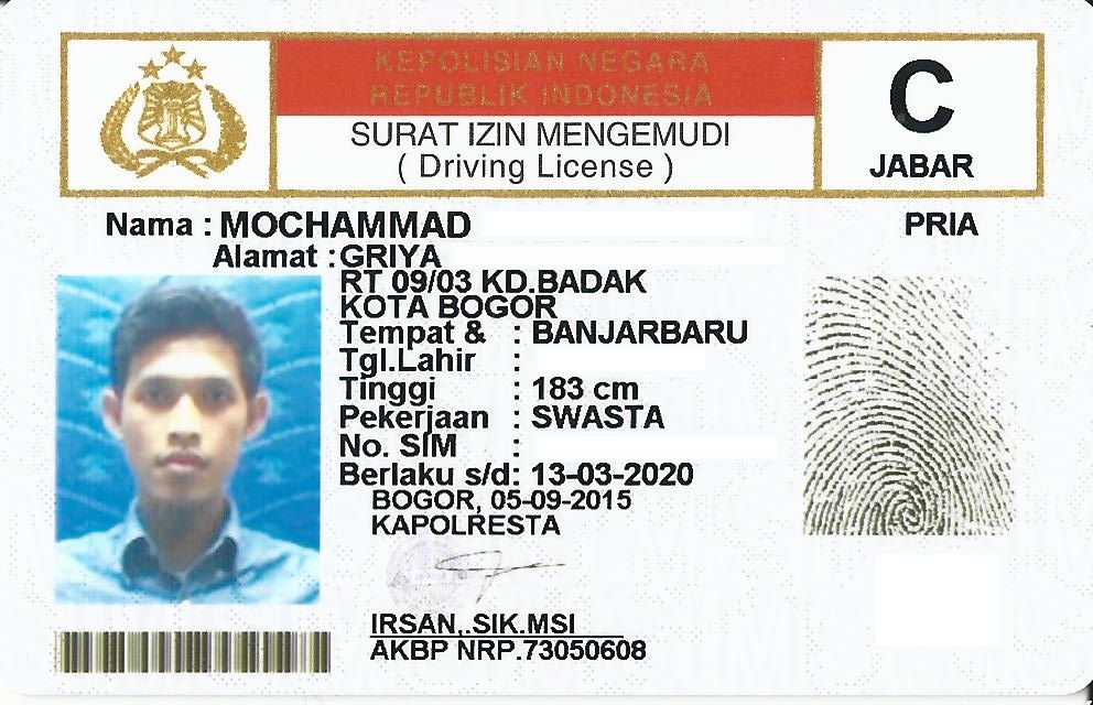  SIM C  Kota Bogor