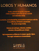 Panel explicativo Lobos y Humanos