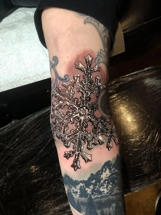 Tatuajes de copos de nieve