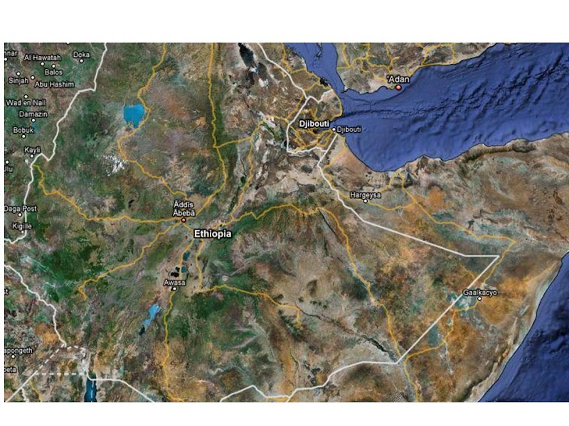 24+ Terpopuler Ethiopia Map Google Earth