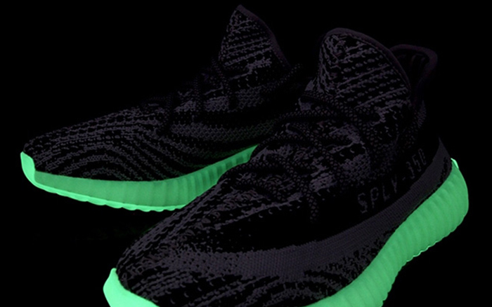 adidas Yeezy 350 Boost V2 Grey Black Glow in the Dark