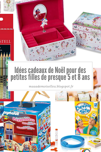 Idées cadeaux de Noël pour des petites filles de presque 5 et 8 ans