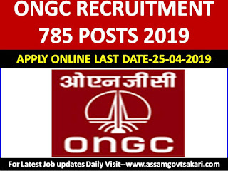 ONGC Recruitment 2019