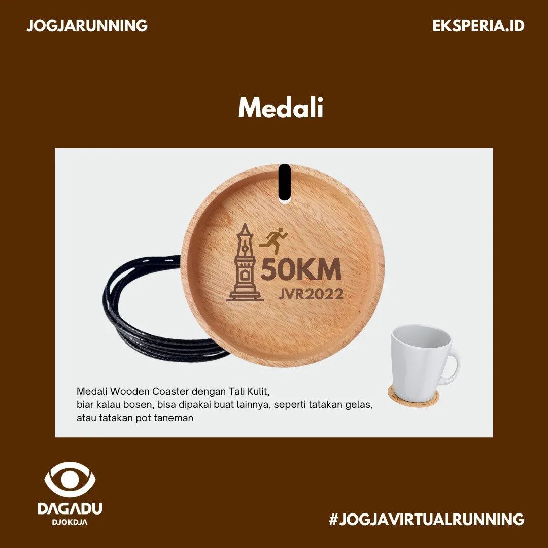 Medali 🏅 Jogja Virtual Running â€¢ 2022