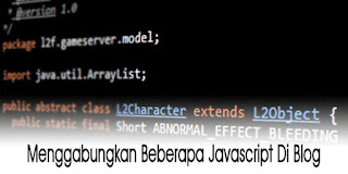 Combine JavaScript for Fast Loading Blog
