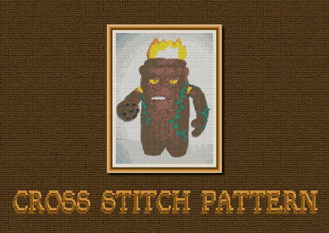 cross - stitch, DIY, embroidery, pattern, PvsZ,