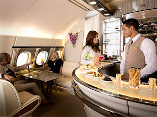 Emirates Airways First Class Cabin