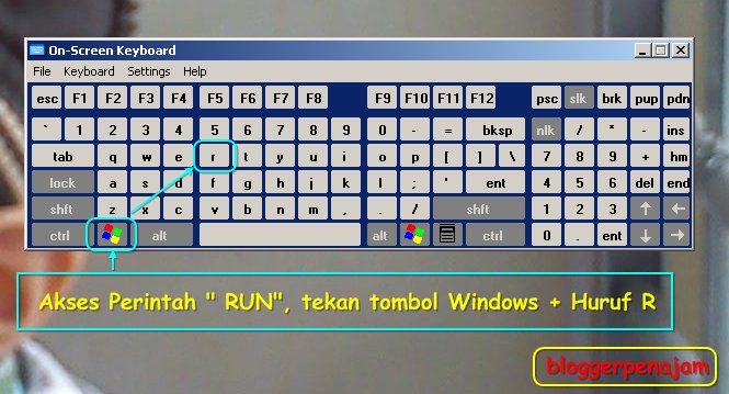 Bagaimana cara cepat akses perintah RUN di Windows-caranya