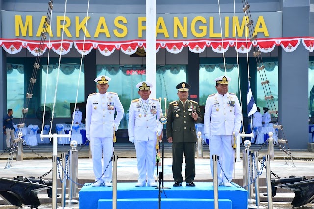 Pasmar 3 Ikuti Peringatan HUT Ke-77 TNI Tahun 2022 