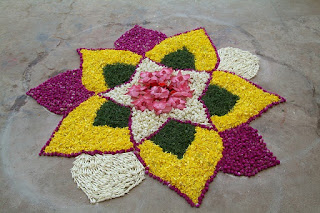 Diwali Rangoli design ideas, simple Rangoli, flower rangoli