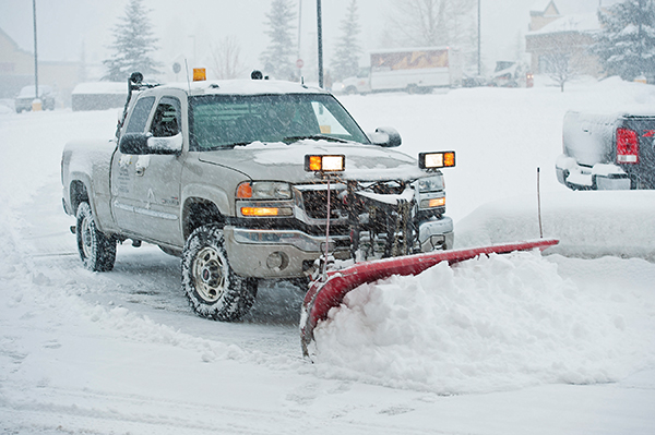 Plowing Snow along with your truck