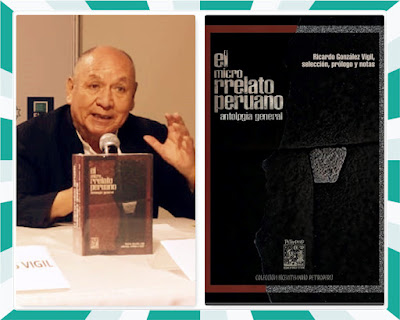 Omar Aramayo en la Presentación del Microrrelato Peruano
