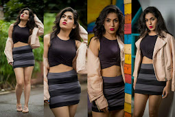 Archana Nipankar's hot Photoshoot in short dress