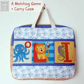 Matching Game + Carry Case by www.madebyChrissieD.com