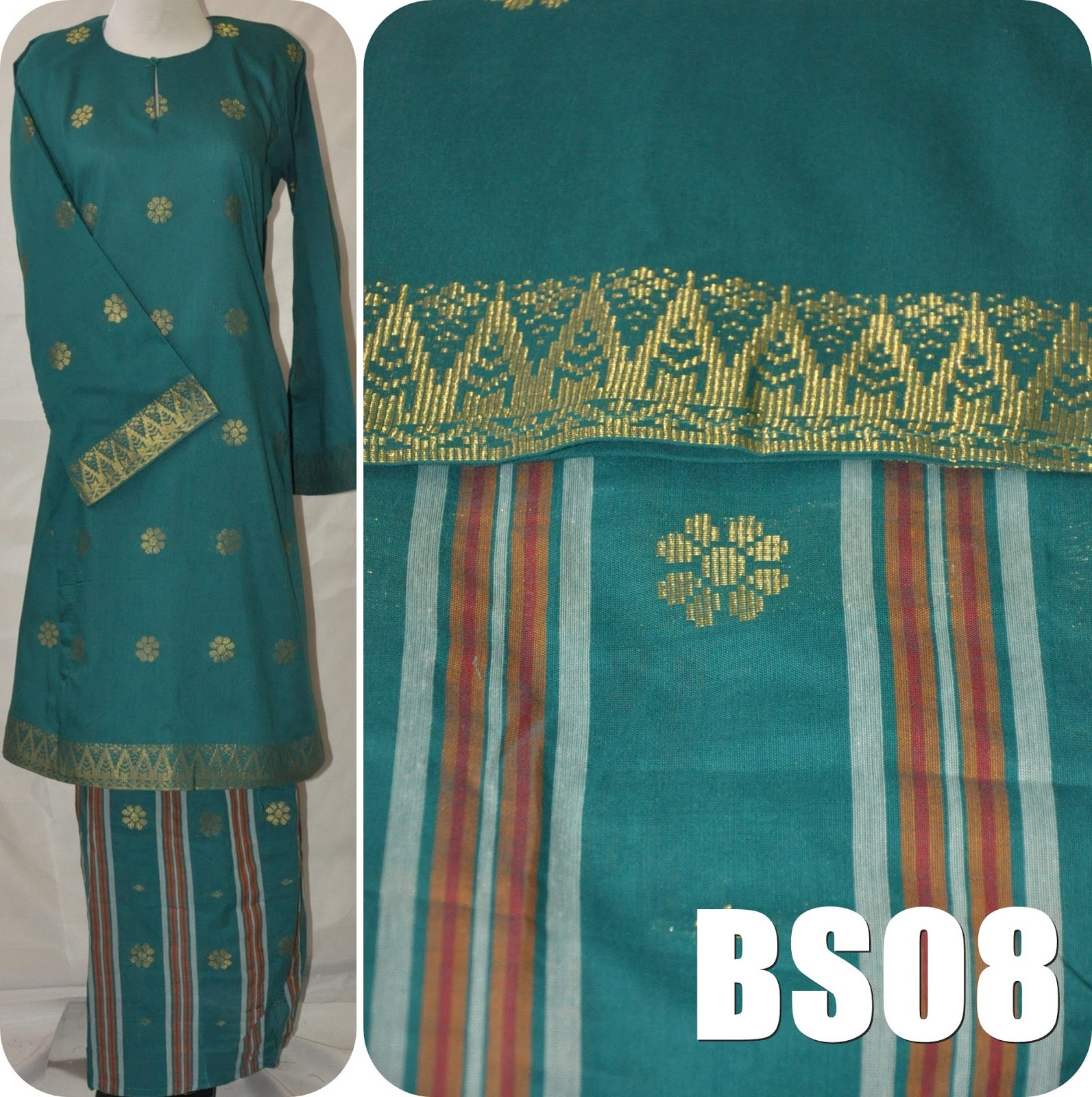  Baju  Kurung Thai  Silk Songket  Nilam Collections