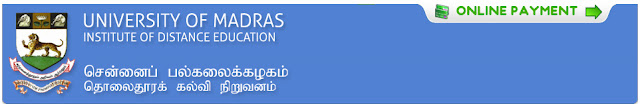 University of Madras Results 2012 - 2013 