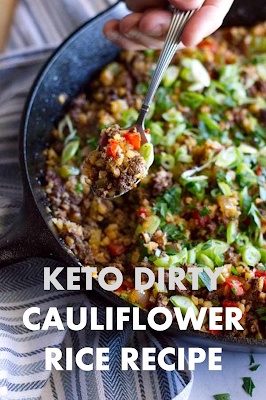 Keto Dirty Cauliflower Rice Recipe 