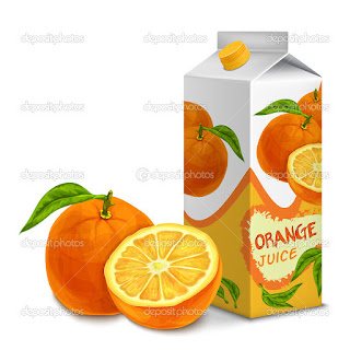 Orange Juice pouch packaging ideas