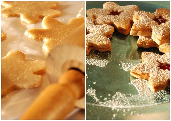 Linzer Sablé Cookies